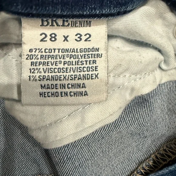 BKE BUCKLE Payton Universal Fit Mid-Rise Straight Stretch Jeans Size 28x32 - Picture 12 of 13